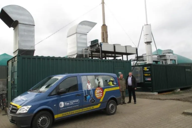 Energieeffizienzerhöhung durch Wärmetauscherreinigung bei Blockheizkraftwerk Bild: Energieeffizienzerhöhung durch Wärmetauscherreinigung bei Blockheizkraftwerk