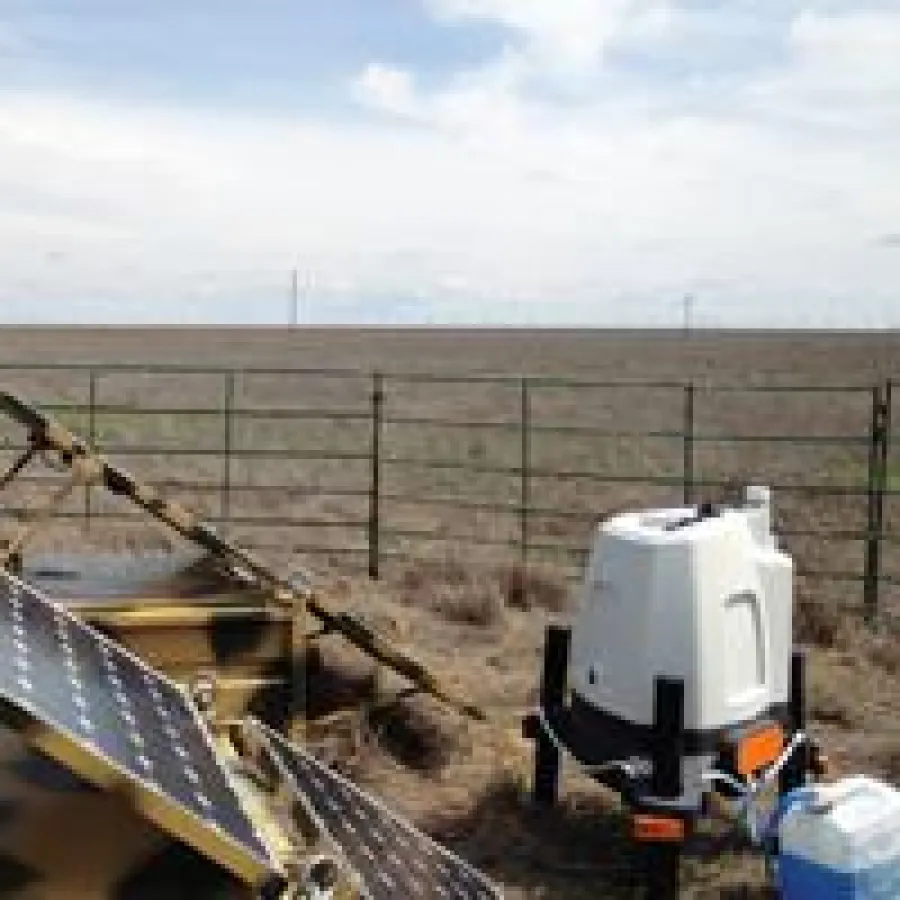 ZephIR 300 bei der Windmessung (Quelle: Zephir Ltd.)