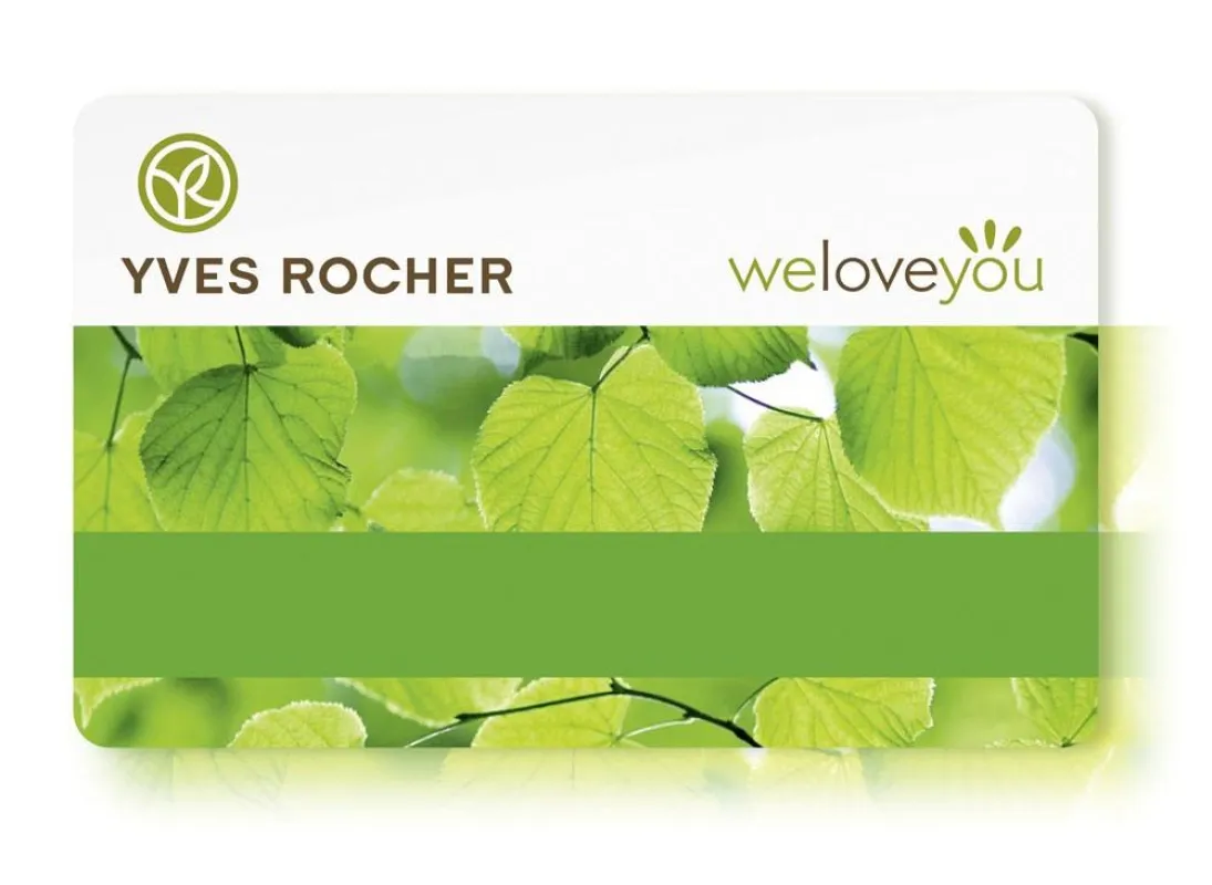 Smart shoppen mit der neuen Yves Rocher-Kundenkarte.