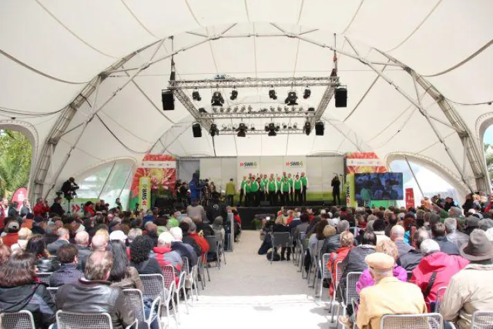 Bild: Offizielle Eröffnung der Gartenschau in Sigmaringen