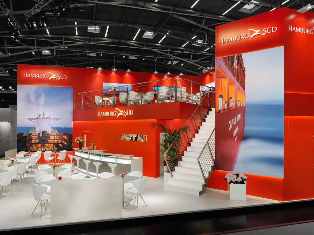 Messestand Hamburg Süd