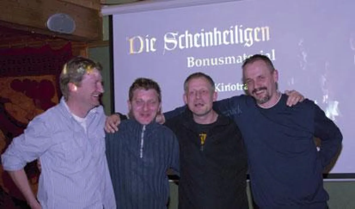 Freuen sich über die gelungene Premiere: v.l.n.r.: Thomas Kronthaler, Freddy Waizmann, Gernot Schwarz und Martin Unterberger