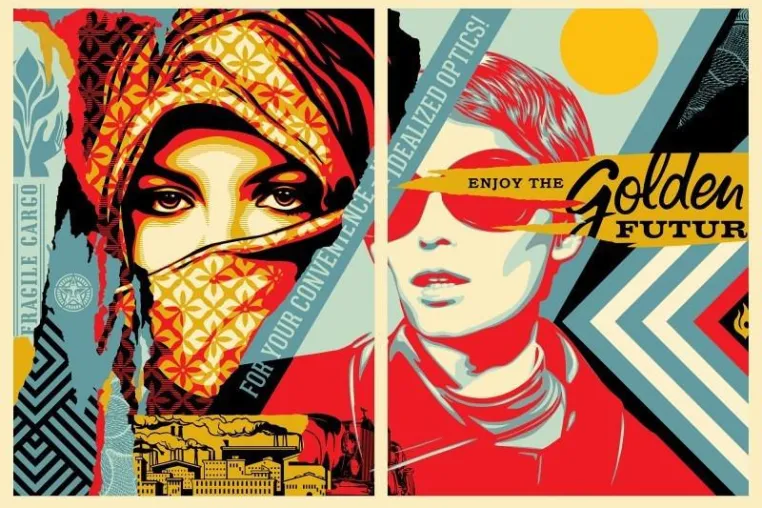 Bild: Shepard Fairey - Your Eyes Here - Ausstellung in Mannheim