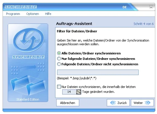 Bild: Synchredible 1.5: Wichtige Dateien synchronisieren