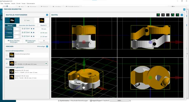 Bild: Mit PackAssistant lassen sich jetzt auch Pärchen bilden