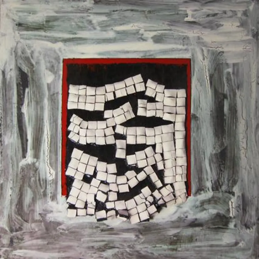 Alberto Hernández, Ohne Titel, 60 x 60 cm, Malerei ©Alberto Hernández/100 kubik. 2014