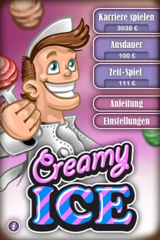 Bild: Zwei Kugeln mit Sahne bitte