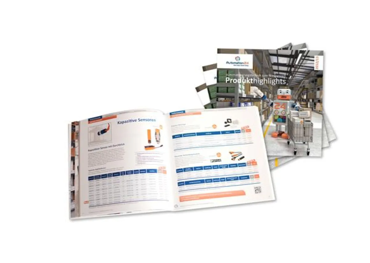 Der Produktkatalog ist eine Ergänzung zum Online-Shop www.automation24.com.