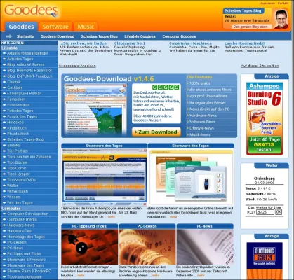 Bild: Goodees.de: Das Gute-Laune-Portal in neuer Optik
