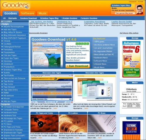 Bild: Goodees.de: Das Gute-Laune-Portal in neuer Optik
