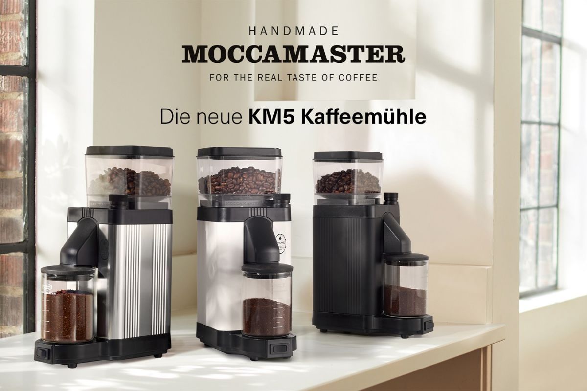 Starten Sie Ihre perfekte Tasse Kaffee mit der neuen Moccamaster KM5  Kaffeemühle - openPR