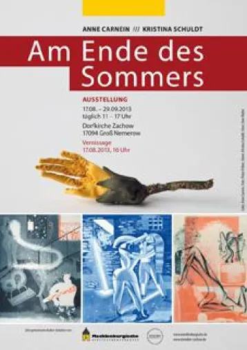 Bild: Kunstausstellung in der Dorfkirche Zachow