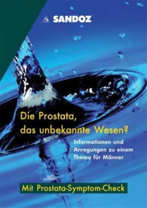 Informative Broschüre für Prostata-Patienten von Sandoz.