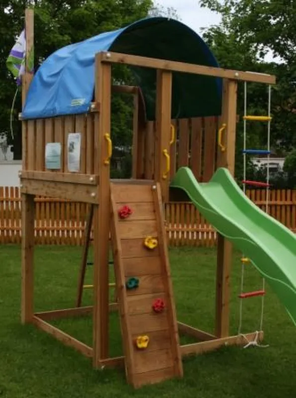 Spielturm Jungle Gym Villa aus Lärche