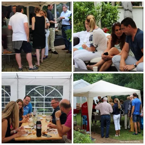 Bild: Friedvolle Stimmung beim Sommerfest des Business Service Centers Grünwald