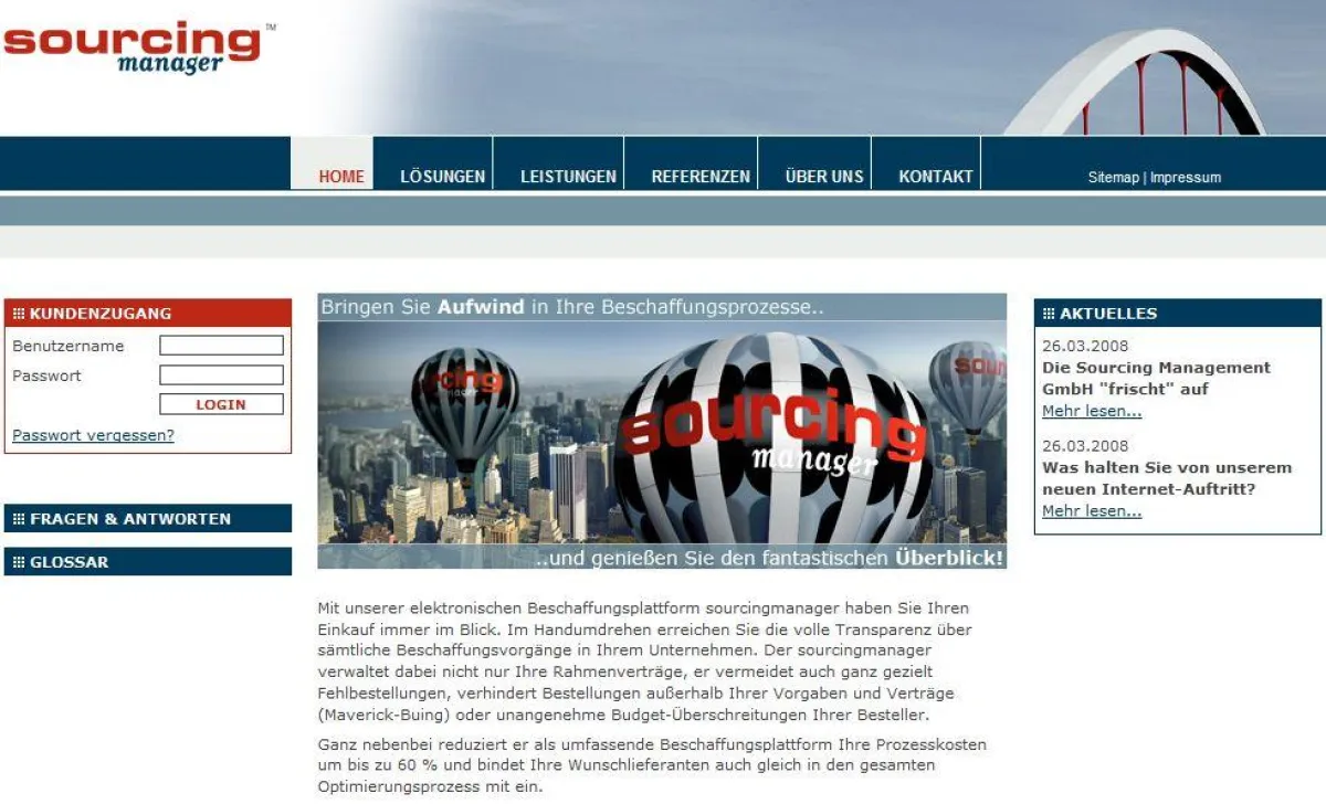 Der sourcingmanager bringt Aufwind in Ihre Beschaffungsprozesse!