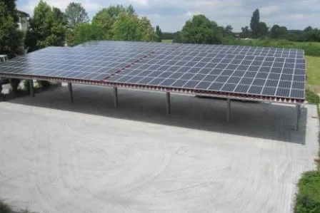 Bild: Photovoltaic-CarPort der Kreisbaugenossenschaft Hechingen in Betrieb genommen