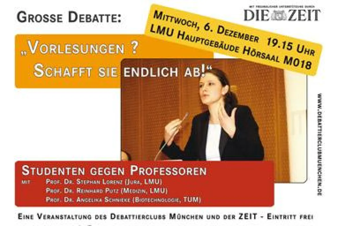Ankündigung als Plakat