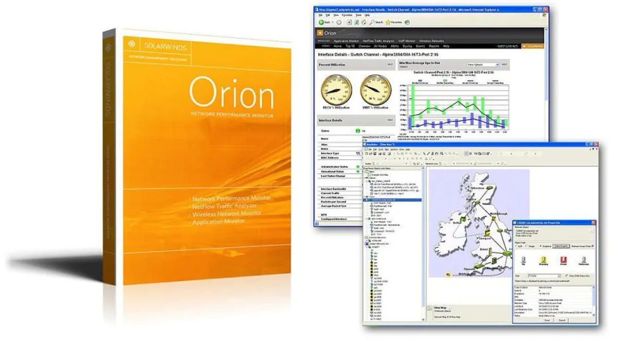 ORION Netzwerkmonitoring und -management bei PSP