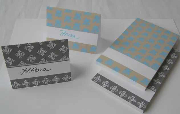 Neu: Block mit 30 Tischkärtchen zum Abreißen Bild: Neu: Block mit 30 Tischkärtchen zum Abreißen