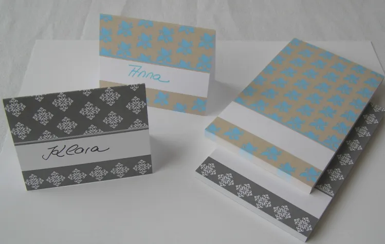 Bild: Neu: Block mit 30 Tischkärtchen zum Abreißen