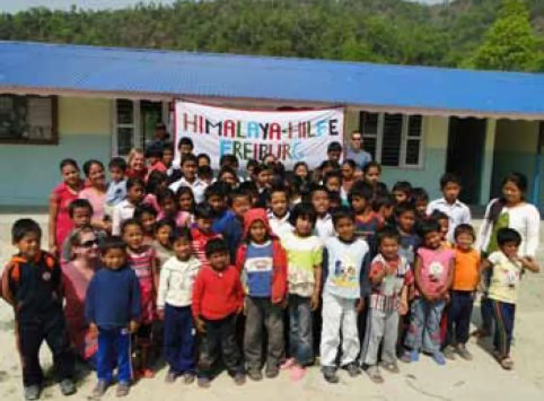 Einweihung des Kinderkartens im Kinderdorf Bhakunde