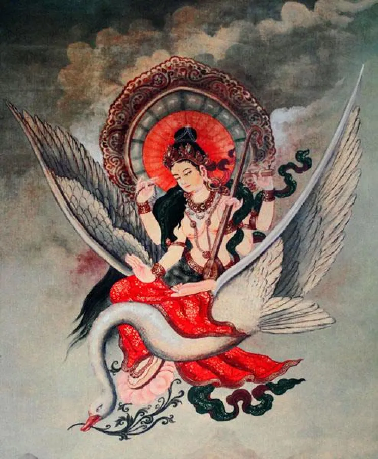 Die Göttin Sarasvati