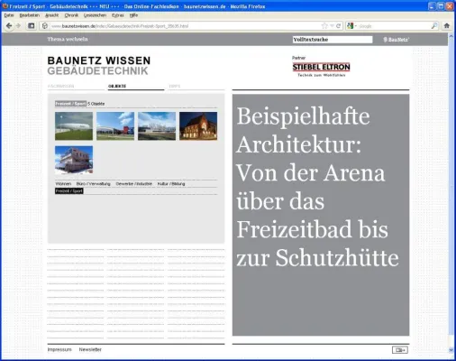 Bild: Gebäudetechnik für Architekten und Planer / Neues Online-Lexikon von Baunetz Wissen