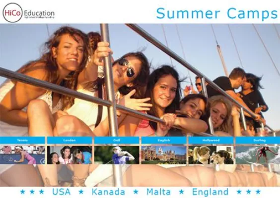 Bild: HiCo Education – Aktueller Sprachreisen Katalog Summer Camps 2010/2011 ist erschienen