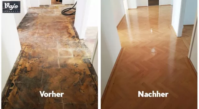 Bild: Parkettboden Neuverlegung Reparaturen und Veredelung Wien