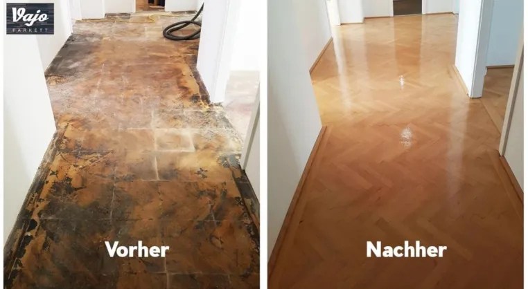 Bild: Parkettboden Neuverlegung Reparaturen und Veredelung Wien