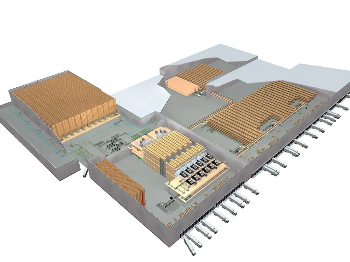 Das neue Distributionszentrum von Delhaize in Brüssel wird komplett mit Dematic-Technik ausgestattet