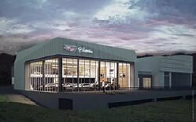 Baustart für neues Autohaus in Kesselsdorf: Cadillac, Corvette, Camaro und Infiniti künftig unter einem Dach. Bild: Baustart für neues Autohaus in Kesselsdorf: Cadillac, Corvette, Camaro und Infiniti künftig unter einem Dach.
