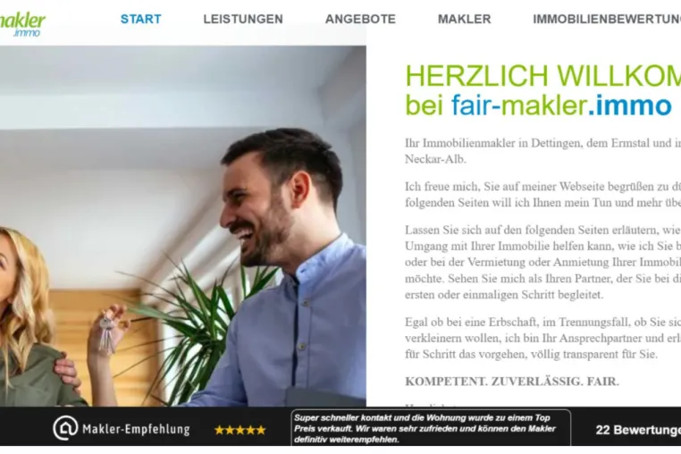 Bild: fair-makler.immo: Ihr zuverlässiger Immobilienmakler in Dettingen