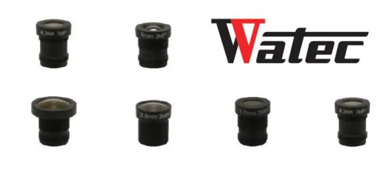 Bild: Neue Watec 3MP Megapixel-Objektive mit M12-Gewinde