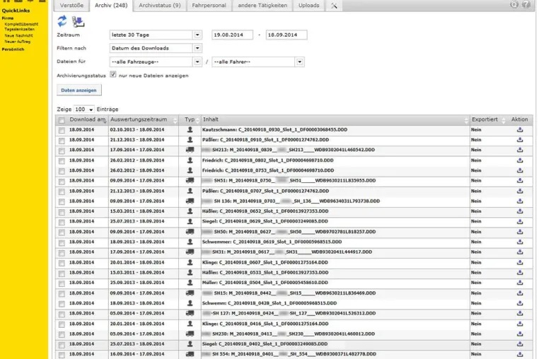 Vollständig. Endlich gibt es die Lenkzeitüberwachung,Fernauslesung und Archivierung in einem kompakten System. Bild: Vollständig. Endlich gibt es die Lenkzeitüberwachung,Fernauslesung und Archivierung in einem kompakten System.