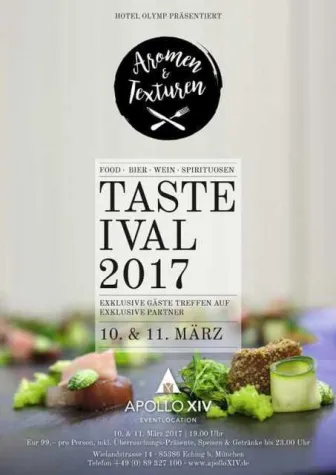 Das wird lecker: Erstes „Aromen und Texturen TASTEival“ im Golden Tulip Hotel Olymp Bild: Das wird lecker: Erstes „Aromen und Texturen TASTEival“ im Golden Tulip Hotel Olymp
