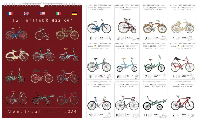 Bild: radundbuch.de bringt neuen Fahrradkalender 2024