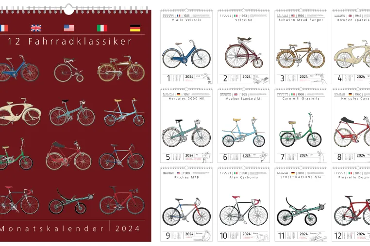 Bild: radundbuch.de bringt neuen Fahrradkalender 2024