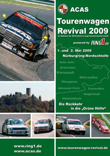 Bild: Tourenwagen Revival 2009 - Bereits mehr als 30 angemeldete DTM Fahrzeuge