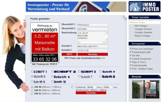 Bild: Immobilien kostengünstig vermarkten