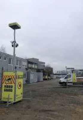 Bild: Baustellenüberwachung für das Schlösser-Areal