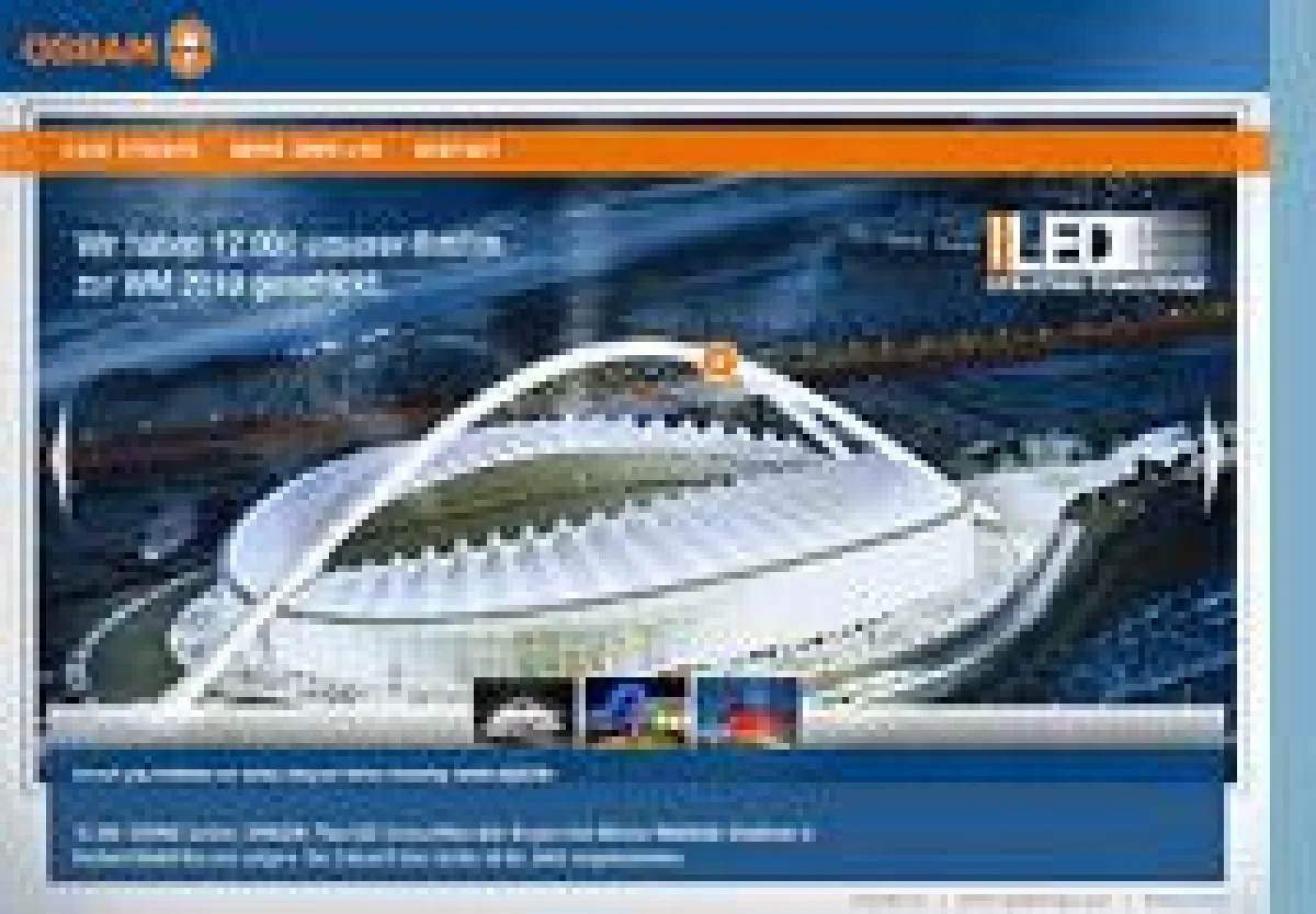 Kampagnen-Website zu LED-Lichtlösungen von OSRAM