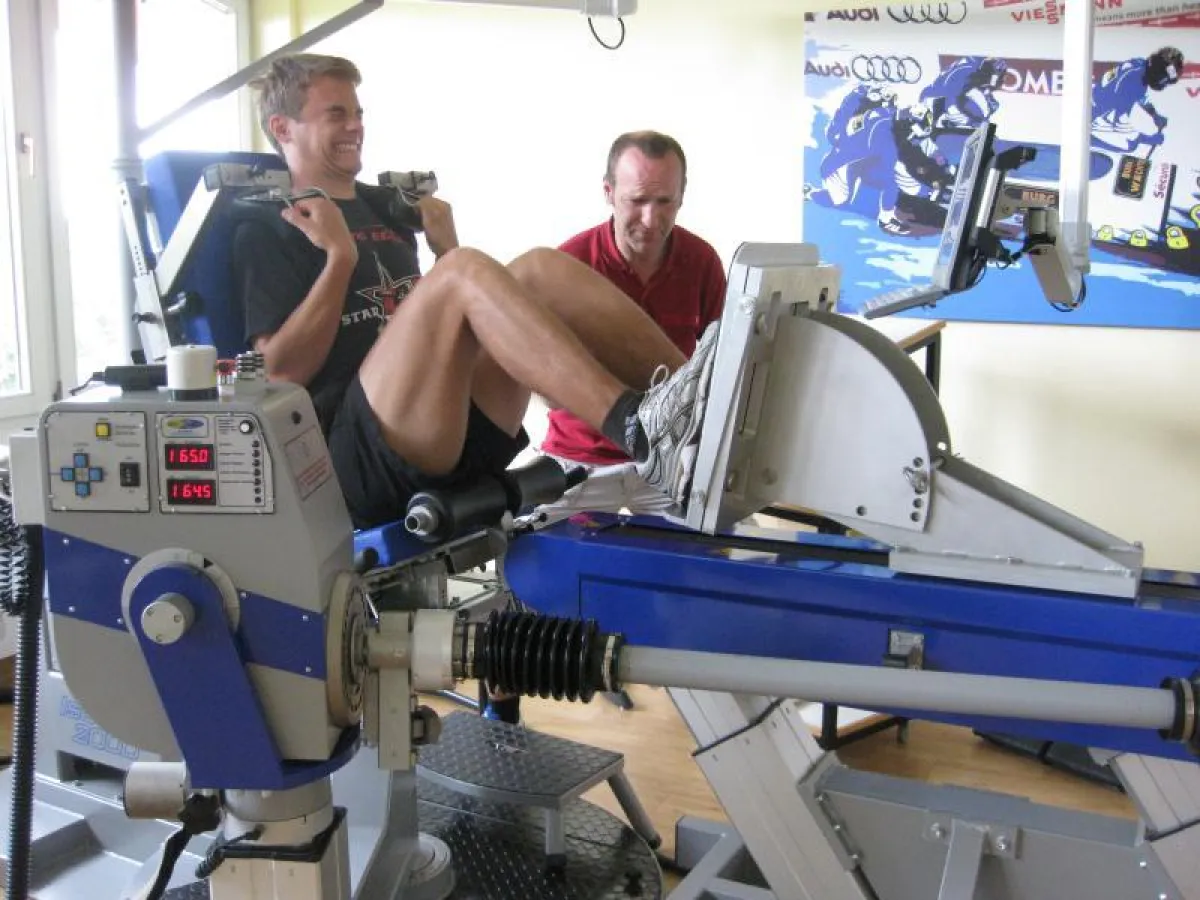 Robin Hanselko beim Test