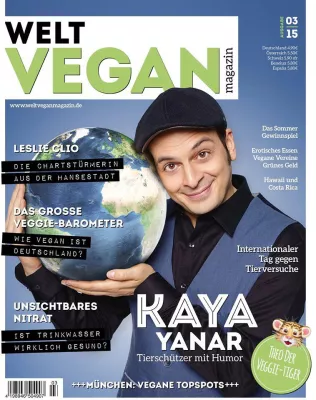 Bild: Kaya Yanar spricht mit Welt Vegan Magazin