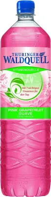 Bild: Erfrischend und vitaminreich: die neue Thüringer Waldquell Vitaminquelle Pink Grapefruit-Guave