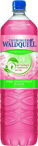 Bild: Erfrischend und vitaminreich: die neue Thüringer Waldquell Vitaminquelle Pink Grapefruit-Guave
