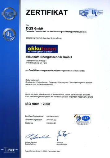 Bild: Konstante Qualität zertifiziert