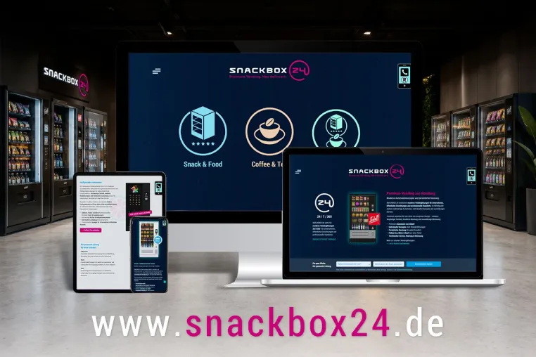 SNACKBOX 24 startet neue Premiumplattform für moderne Snack-, Kaffee- und Vendinglösungen Bild: SNACKBOX 24 startet neue Premiumplattform für moderne Snack-, Kaffee- und Vendinglösungen