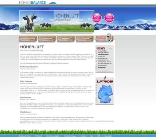 Neuer Internetauftritt für Höhenbalance Bild: Neuer Internetauftritt für Höhenbalance